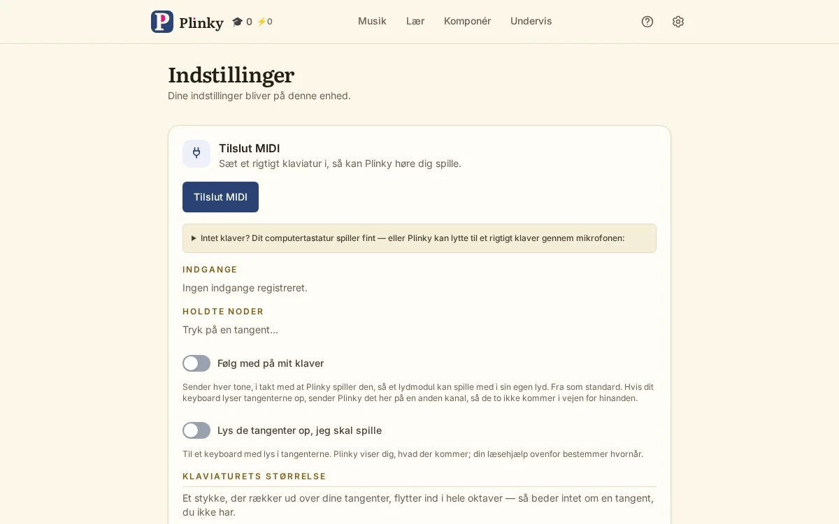 indstillinger