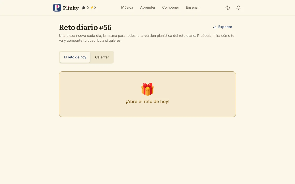 el reto diario