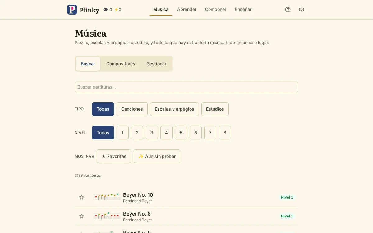 la música