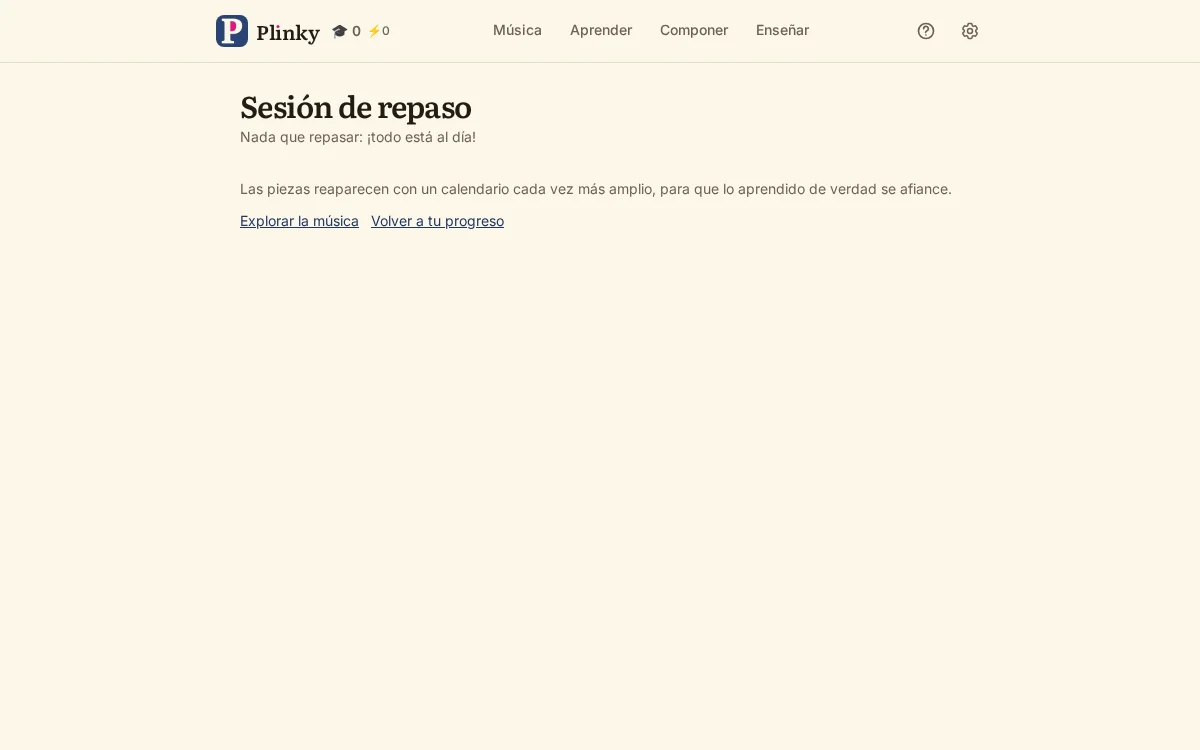 una sesión de repaso