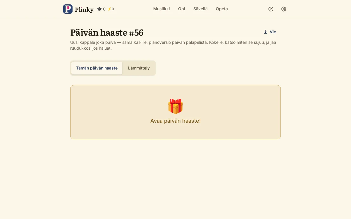 päivän haaste