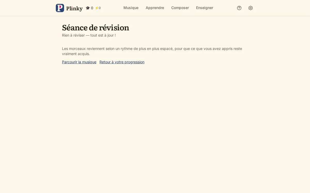 une séance de révision