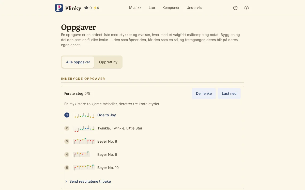oppgaver