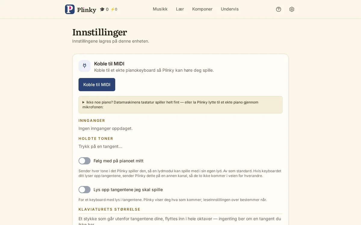 innstillinger