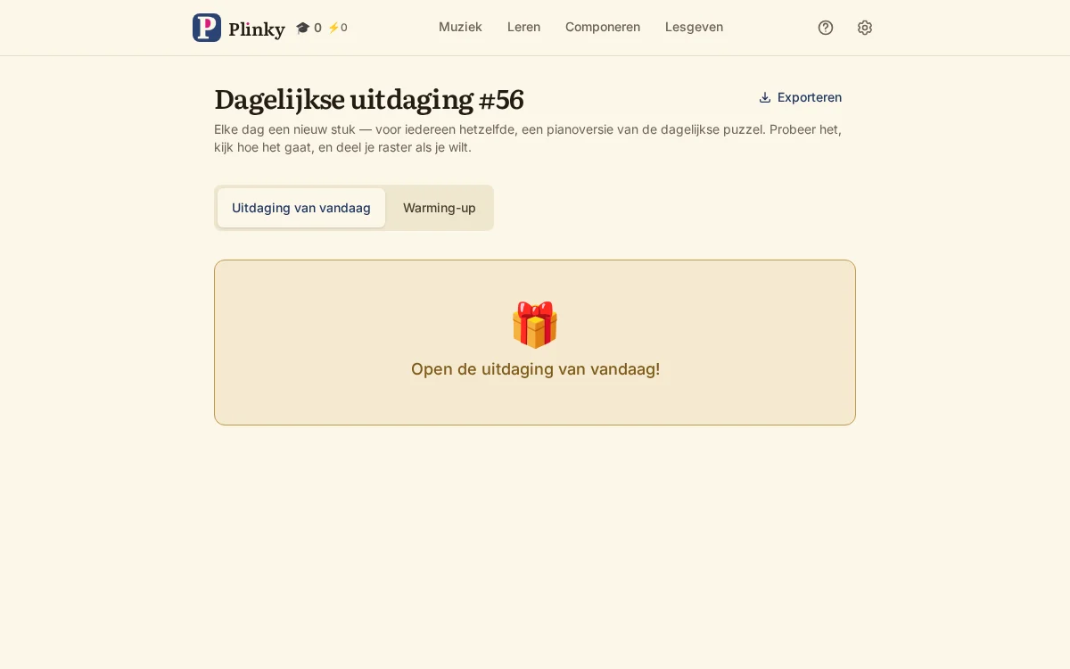 de dagelijkse uitdaging