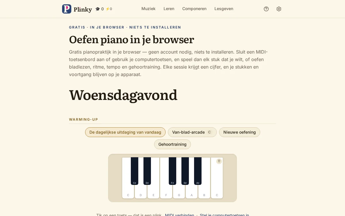 de startpagina