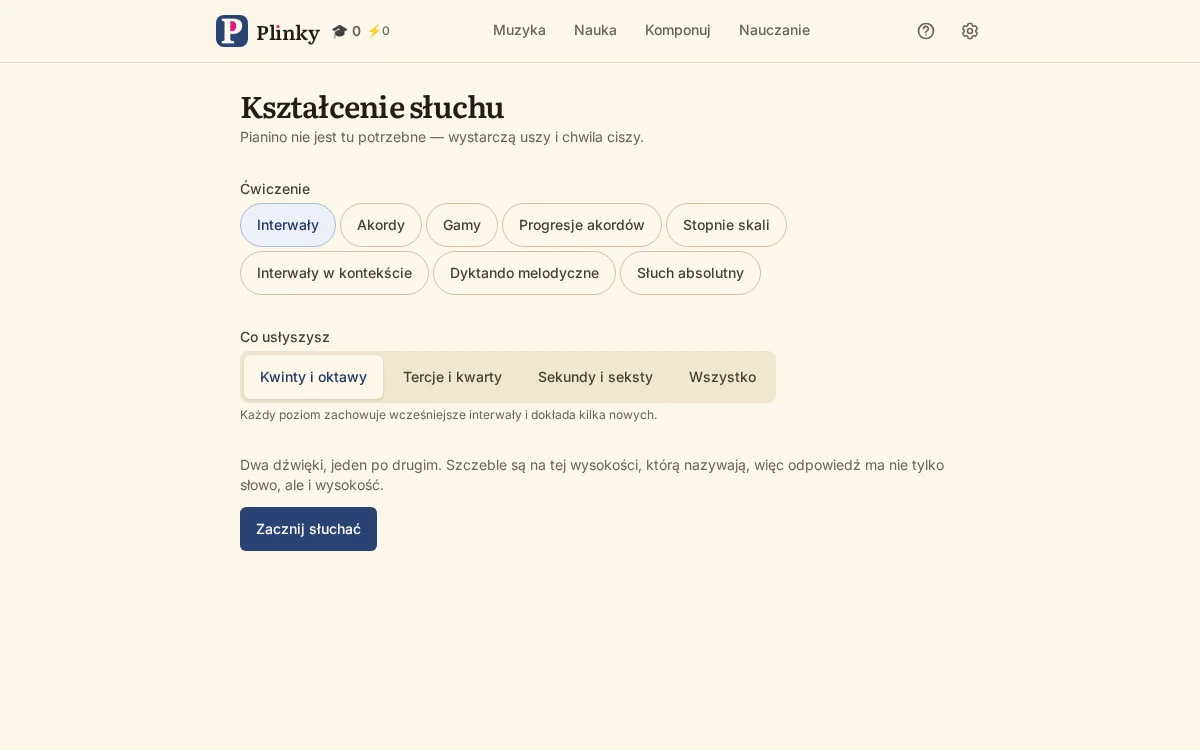 kształcenie słuchu