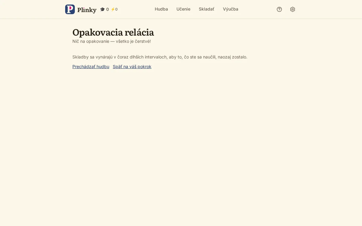 opakovacie sedenie
