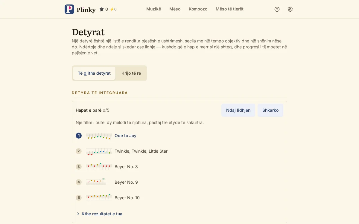 detyrat