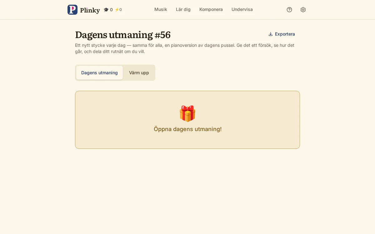 dagens utmaning